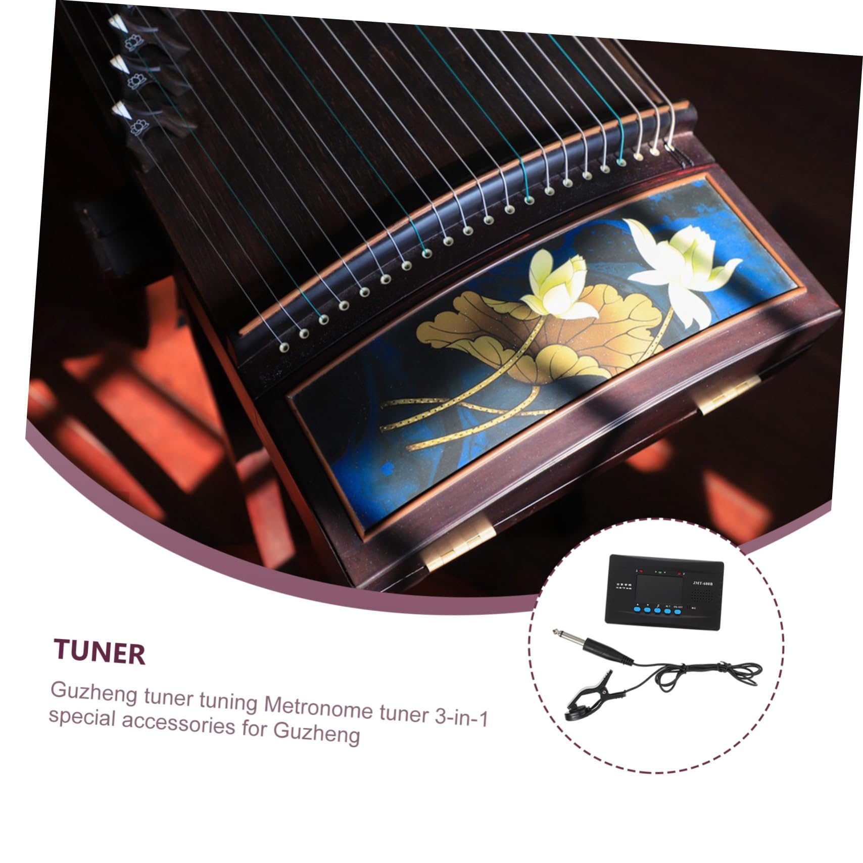2 Juegos Sintonizador Guzheng Práctica Herramienta De Ajuste Metrónomo De Violín Afinador De Guitarra y Violin Guitarra Electrica Afinador De Pipa Bajo Regulador Triple Abdominales
