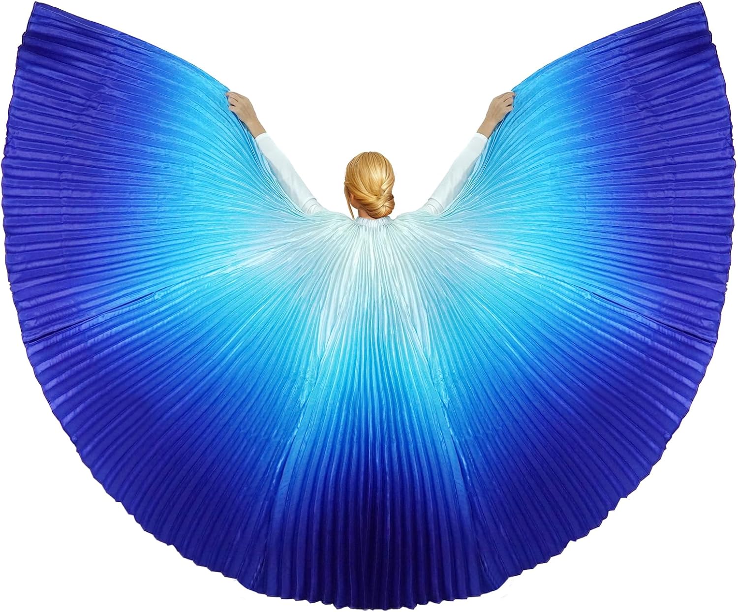 Baisdan Belly Dance Isis Wings, Satin Angel Wings for Adults, Rio Wing Halloween Costume
