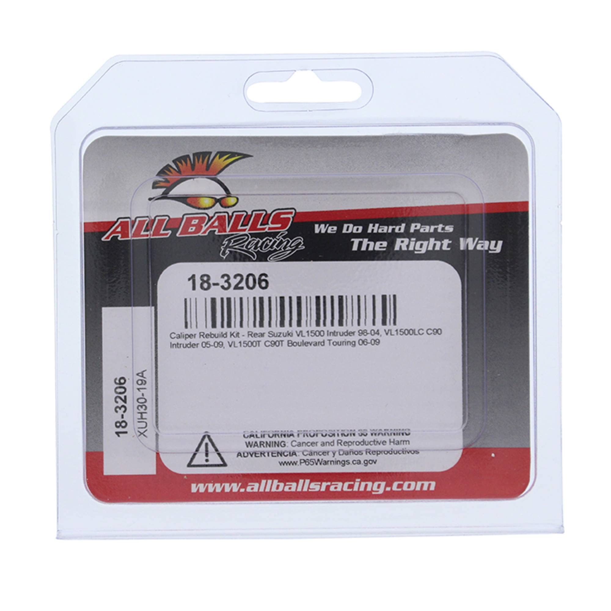 Amazon.com: All Balls Racing 18-3206 Caliper Rebuild Kit Rear