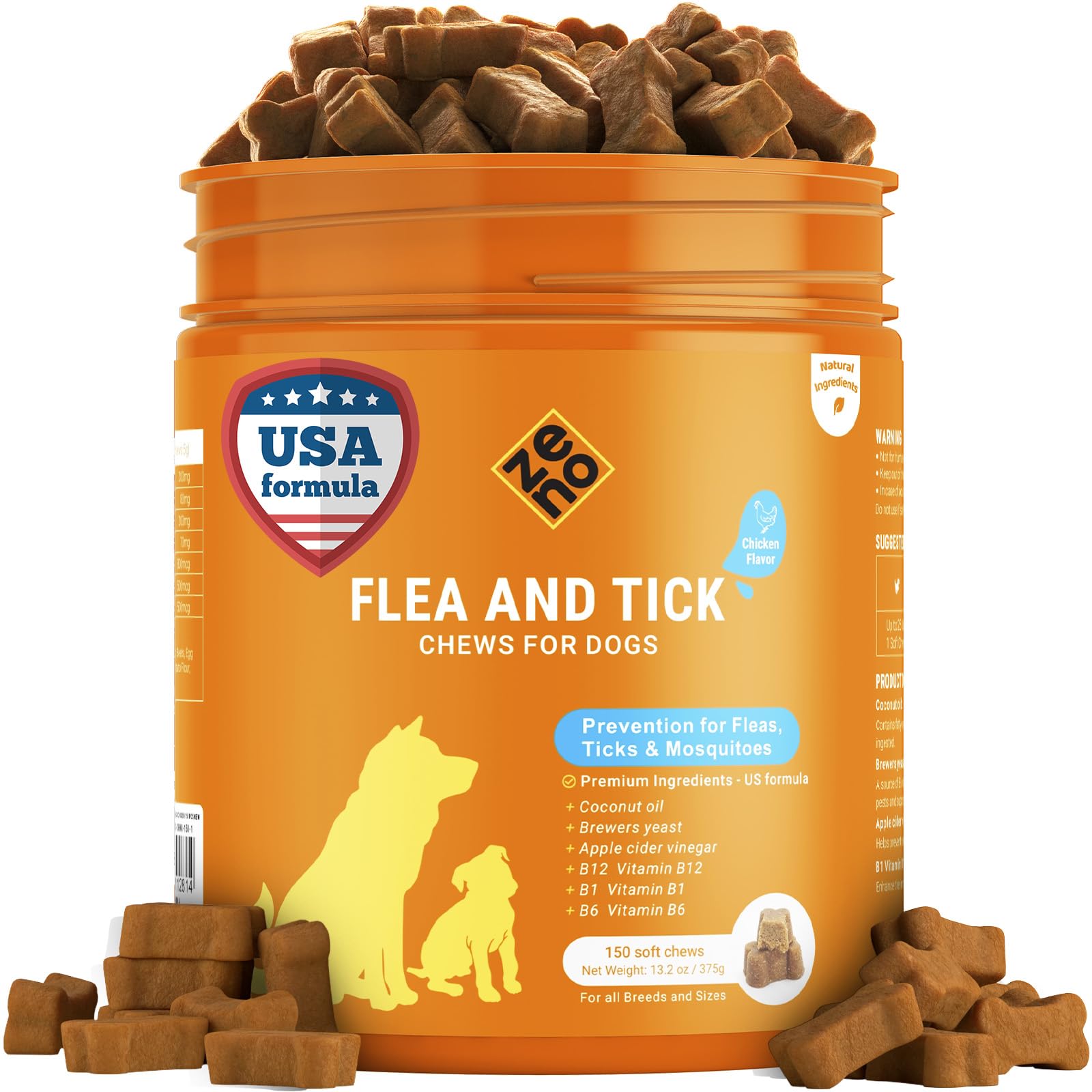 ZENO Flea and Tick Prevention Chewables - flea and tick control | Mubboo
