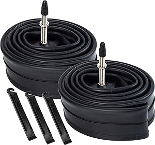 2-Pack 27.5" Bike Tubes 27.5x1.75/1.95/2.10/2.125 FV48mm Presta Valve 27.5" Bicycle Tubes Compatible with 27.5x1.75 27.5x1.90 27.5x1.95 27.5x2.0 27.5x2.10 27.5x2.125 Bike Tire Tubes