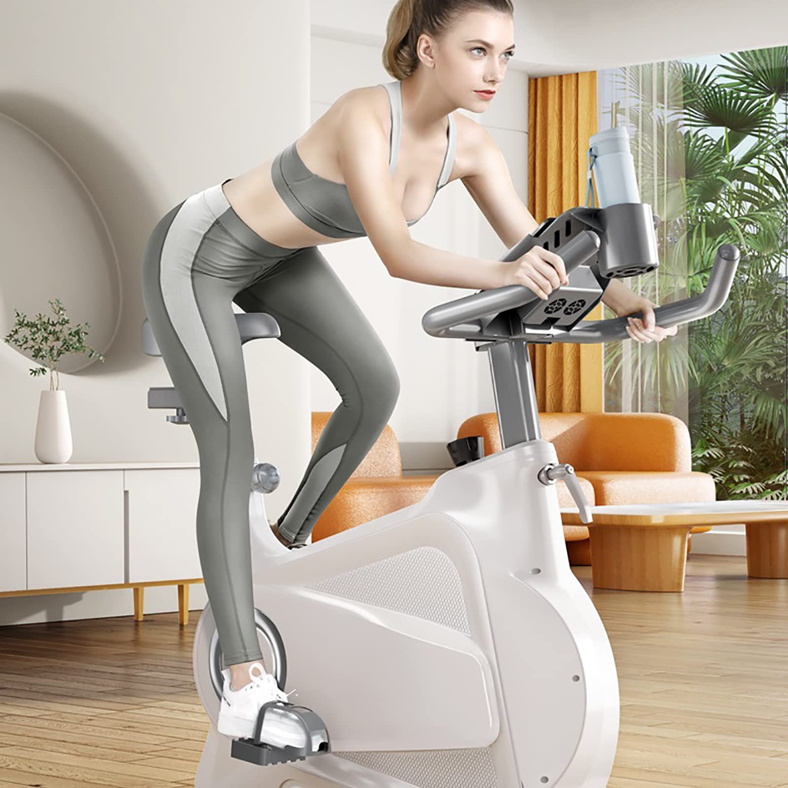 Rower stacjonarny stacjonarny - rower spinningowy, cichy rower fitness z napędem pasowym, rower treningowy, seria rowerów pionowych Rower treningowy z oporem magnetycznym