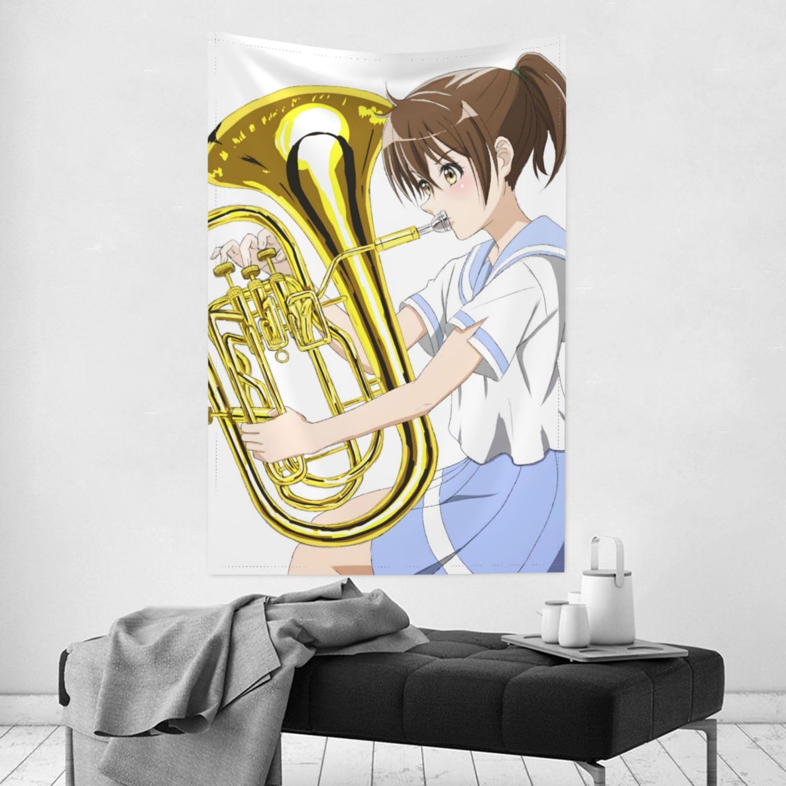 響け！ユーフォニアム　黄前久美子　タペストリー　ポスター Amazon.co.jp: タペストリー 響け！ユーフォニアム 黄前 久美子