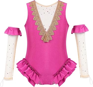 Amazon.com: TiaoBug Girls Princess Trapeze Show Costume ...