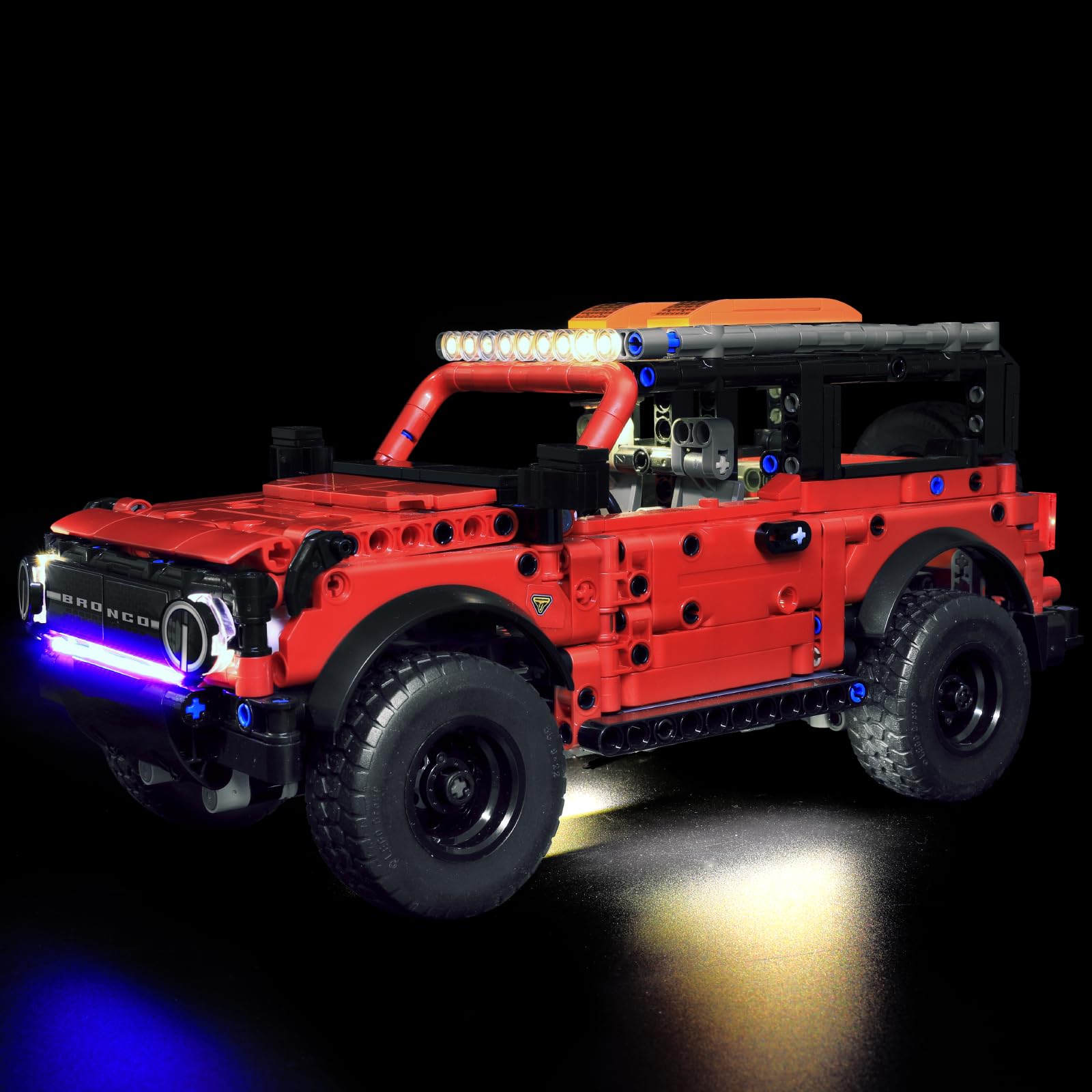 Light Kit Compatible with Lego Technic Ford Bronco 42213 Car Model - Lighting Accessories for Lego Ford Bronco Set (Model Not Included) — image 1