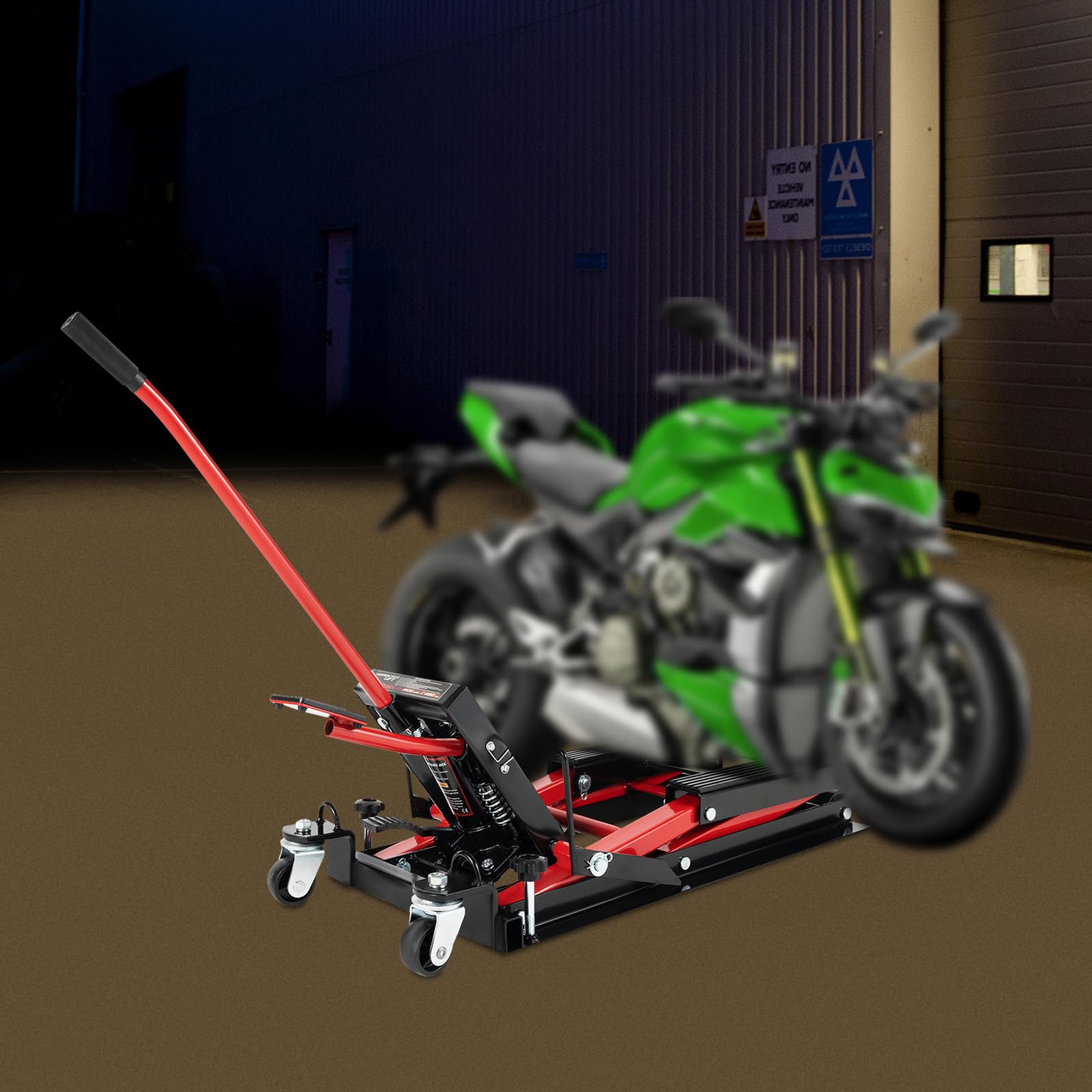 Sollevatore idraulico per moto, portata 680 kg, cavalletto per moto, 78 x
