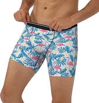 Boxer Homme Imprimé Pelleteuse - Élasticité, Confort Et Soutien - Sous-vêtement De Compression - 2