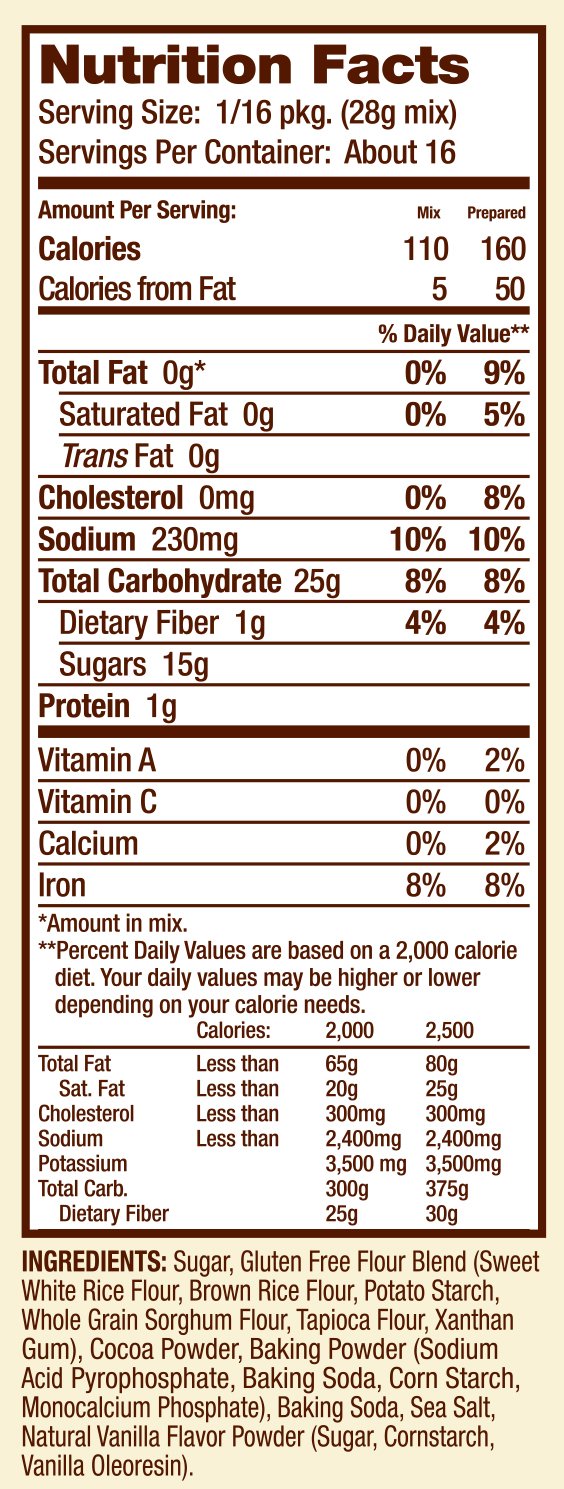 Bob's Red Mill Gluten Free Chocolate Cake Mix, 16 ounce (Pack of 4)