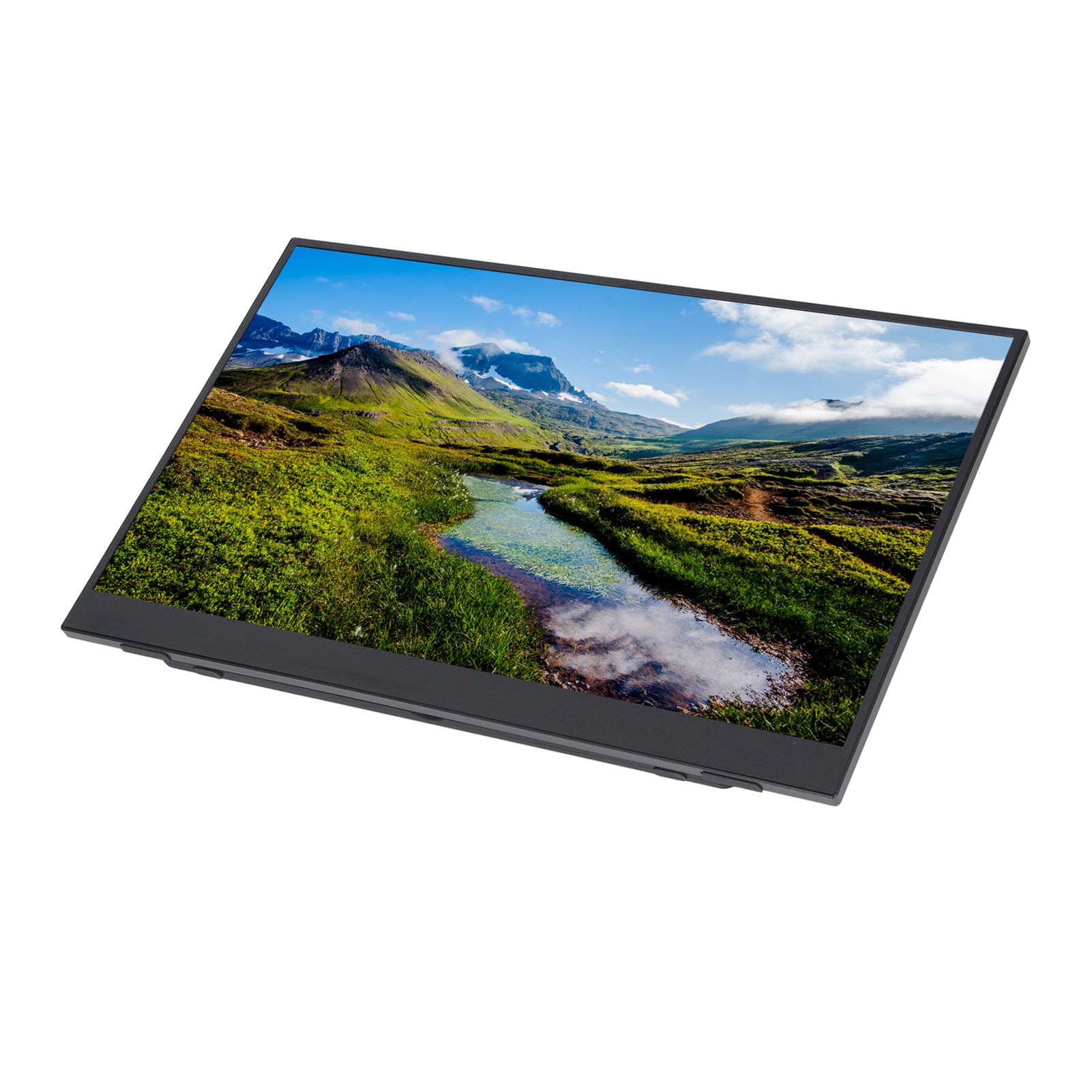 Wyświetlacz Dotykowy IPS o Przekątnej 15,6 Cala, Cienki, Lekki Przenośny Monitor Full HD 1080P z funkcją Plug and Play Typu C, do Konsoli do Gier na Laptopie i Smartfonie