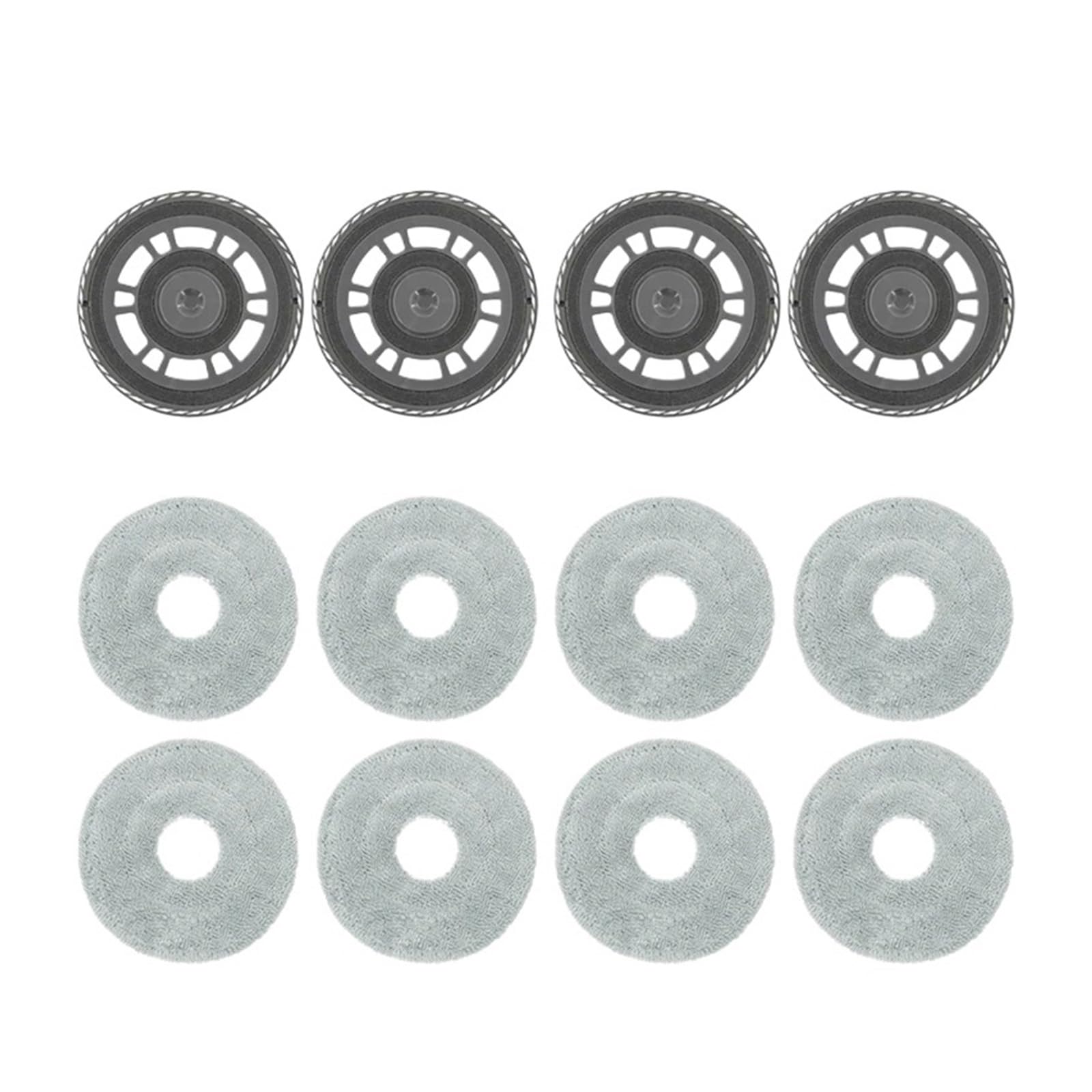 Hizon 12Pcsset Mop Cloth Bracket，Compatible For Dreame，X50 Pro X50 Ultra X50 Master L50 Pro Ultra L40s Proultra L40sultra，Compatible For Mova，V50ultra Robot Cleaer Spare