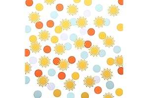 400 Pcs Here Comes The Son Baby Shower Confetti