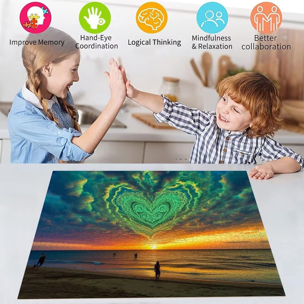 Puzzle 2000 Sztuk Dorosły Puzzle Sen Klasyczne Puzzle, 2000 Sztuk Gra edukacyjna Wyzwanie Zabawka Puzzle Plaża Sztuka DIY Gra Na co dzień Zabawki Prezent Ciekawy Przyjaciel Rodziny Odpowiedni S-324