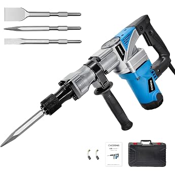 Concrete Hammer, Electric Hammer, Suspension Machine, 4000BPM, Electric Pick, Single Phase 100V, Hex Shank, 12.8 lbs 5.81 kg