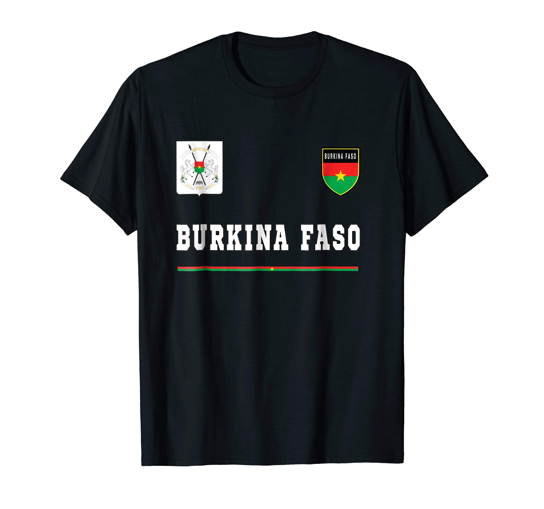Burkina Faso National Pride Burkinabe TeeBurkina Faso Sport/Soccer Jersey Tee Flag Football T-Shirt