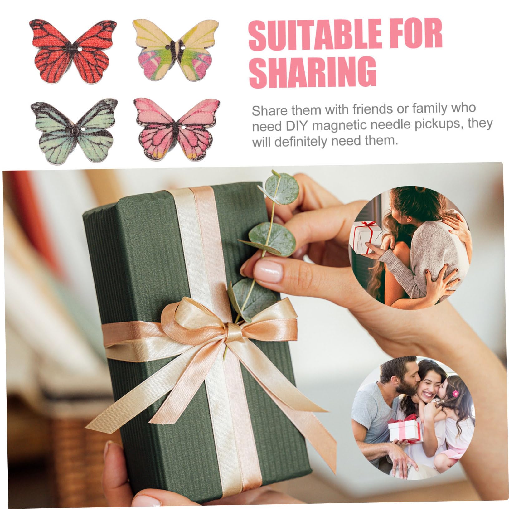 STOBOK 20pezzi Organizzatori di Aghi Magnetici per Cucito Pratici Holder per Aghi da Ricamo Strumenti per Cucire e Quilting Design Adorabile e Sicuro per Conservare