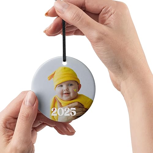 Miniatura 9 de Adornos de Navidad personalizados 2025, regalos de nueva abuela, regalos de primera vez, regalos de club de lectura, regalo de aniversario para