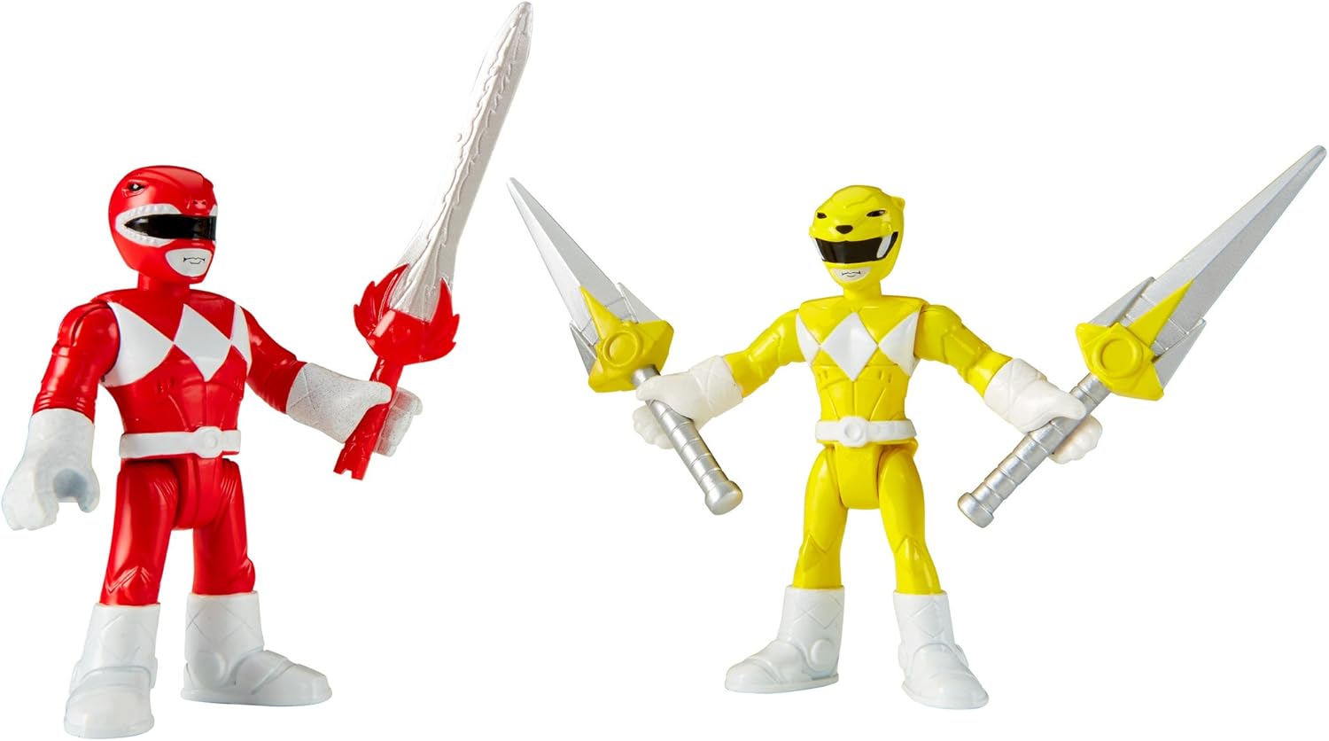 Fisher-Price Imaginext Power Rangers Red Ranger & Yellow Ranger