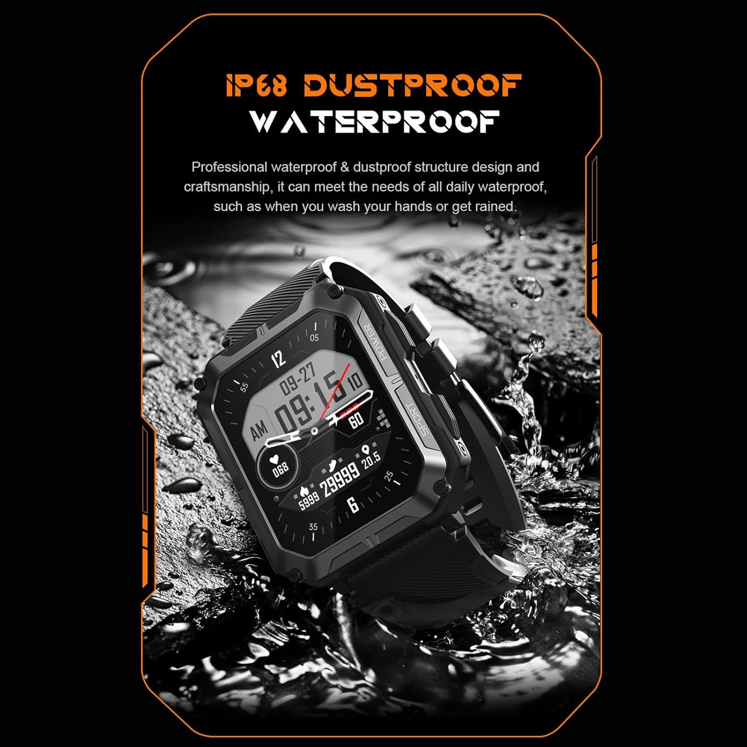 Linsition Orologi robusti da uomo | Smartwatch da uomo con oltre 100 modalità sportive - Orologio robusto intelligente con batteria extra lunga, Smartwatch per rispondere/effettuare chiamate Linsition Orologi robusti da uomo | Smartwatch da uomo con oltre 100 modalità sportive - Orologio robusto intelligente con batteria extra lunga, Smartwatch per rispondere/effettuare chiamate