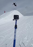 Vista 9 de Cámara de acción Selfie Stick compatible con todos los modelos GoPro/poste de montaje con correa de muñeca para cámara Hero 2, 3, 4, 5 Extensible