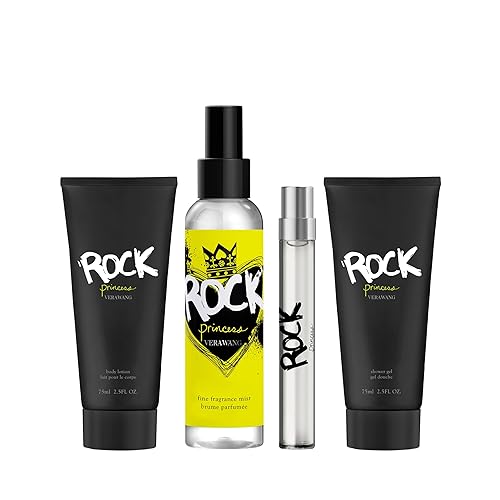 Miniatura 2 de Vera Wang Rock Princess Eau de Toilette - Juego de regalo de 4 piezas, notas de nenúfar, flor de Tahití y vainilla, fragancia para mujer, fragancia