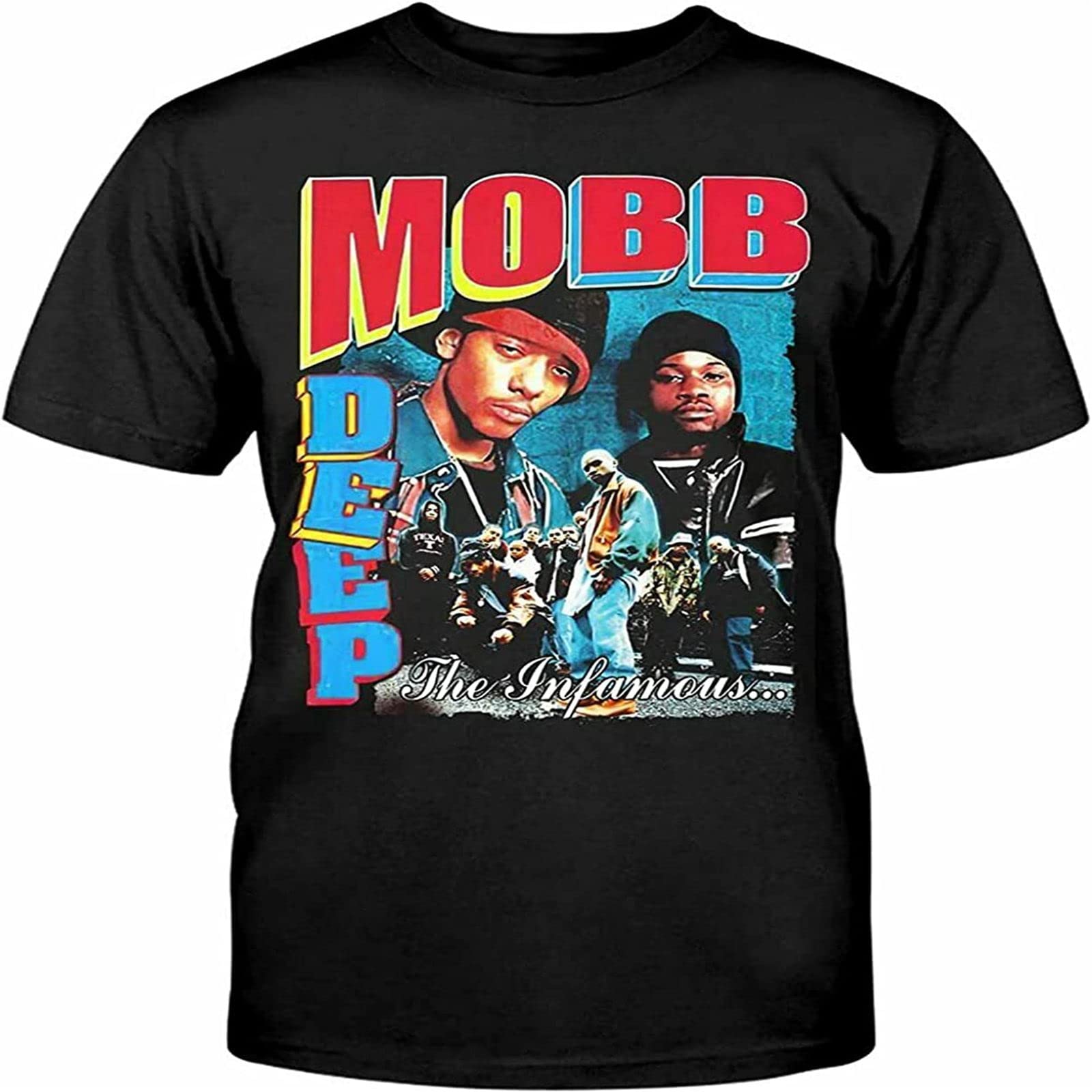 Mobb-Deep-T Shirt The in Famous-Hip-Hop-Rap T-Shirt Cool Short