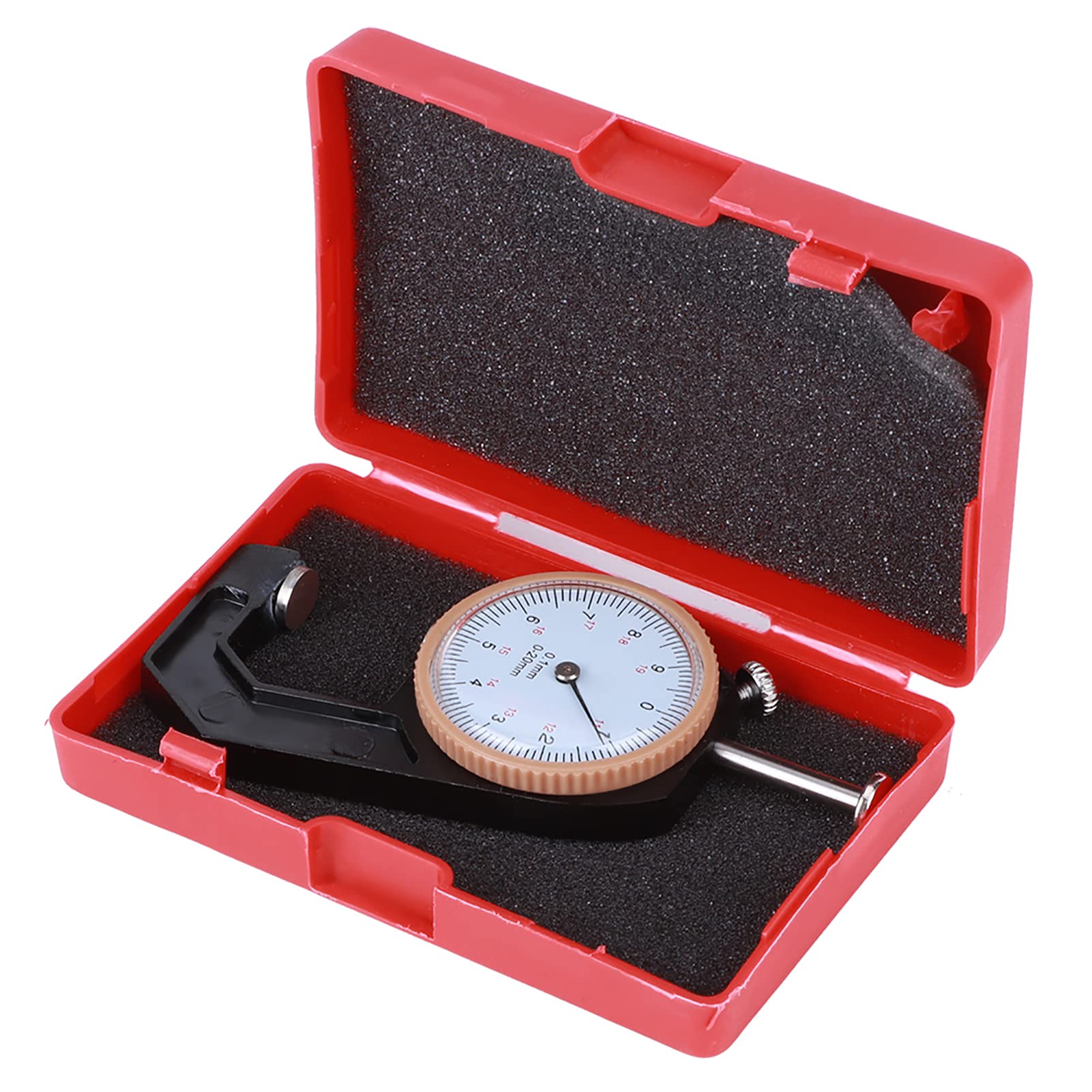 Thickness Measuring Tool for Accurate Thickness Measurement of Paper, Pipe, Sheet Metal - 0-20mm Range (Flat Head)