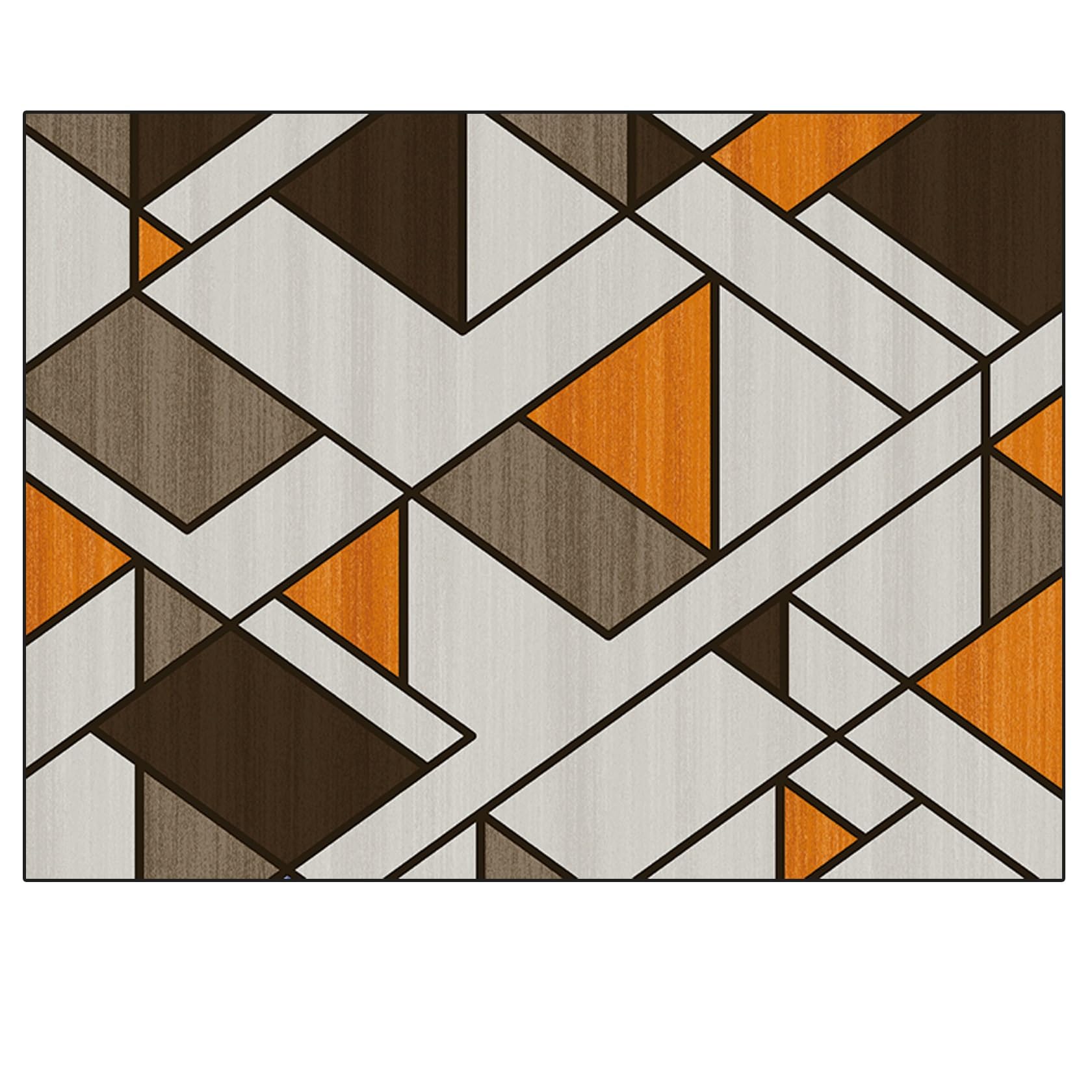 Tapis de couloir 40 x 250 cm entretien facile et structure fine anti-glisse