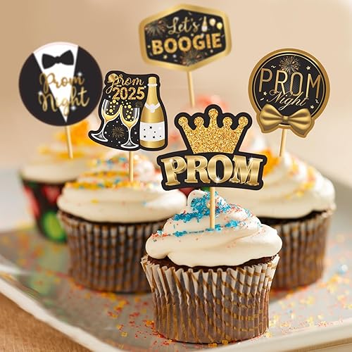 Miniatura 3 de 24 decoraciones para cupcakes de graduación para fiesta 2025, decoración de graduación 2025, decoraciones de graduación 2025, decoración de fiesta