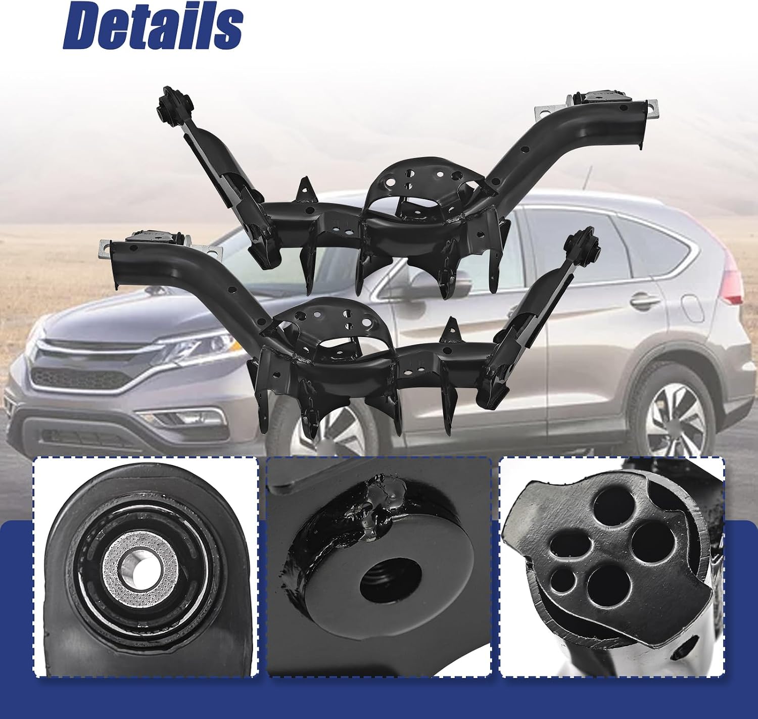 Rear Left&Right Suspension Control Trailing Arms Kit Fits for Honda CR-V CRV 2012 2013 2014 52371-T0G-A02 52370-T0G-A02 52371-T0A-A02 52370-T0A-A02