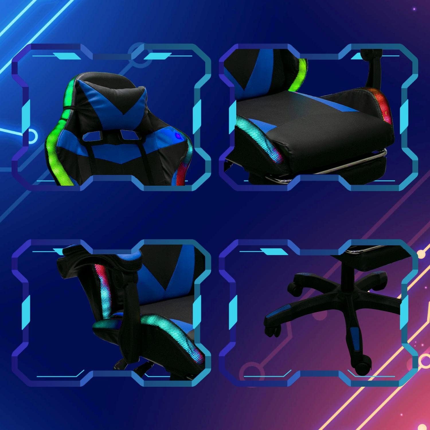 TITANO Gamer Chair Component Close-ups