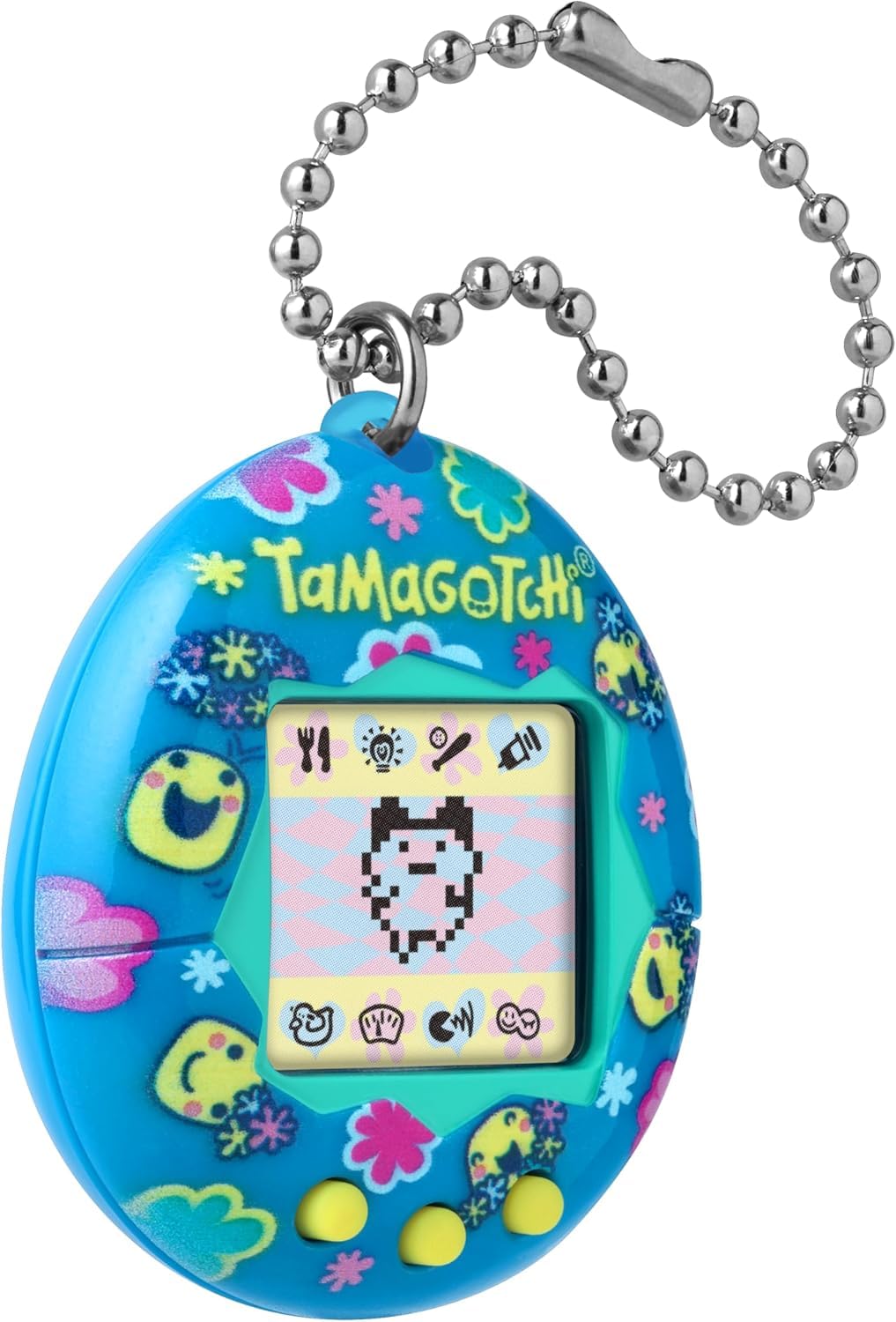 BANDAI, Tamagotchi Mascota Virtual Pink Treasure Jewel, Multicolor 42992, Juguete electrónico para Mayores de 8 años