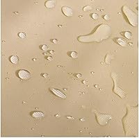 Vista 5 de Rutile Funda para Sofá de Patio de Servicio Pesado, 100% Impermeable, Funda para Sofá de Salón Profundo para Exteriores de 3 Plazas, Fundas