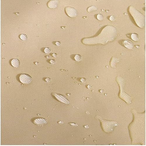 Miniatura 5 de Rutile Funda para sofá de patio resistente, 100% impermeable, de 3 plazas, para exteriores, fundas para muebles de patio con ventilación y asa, 83