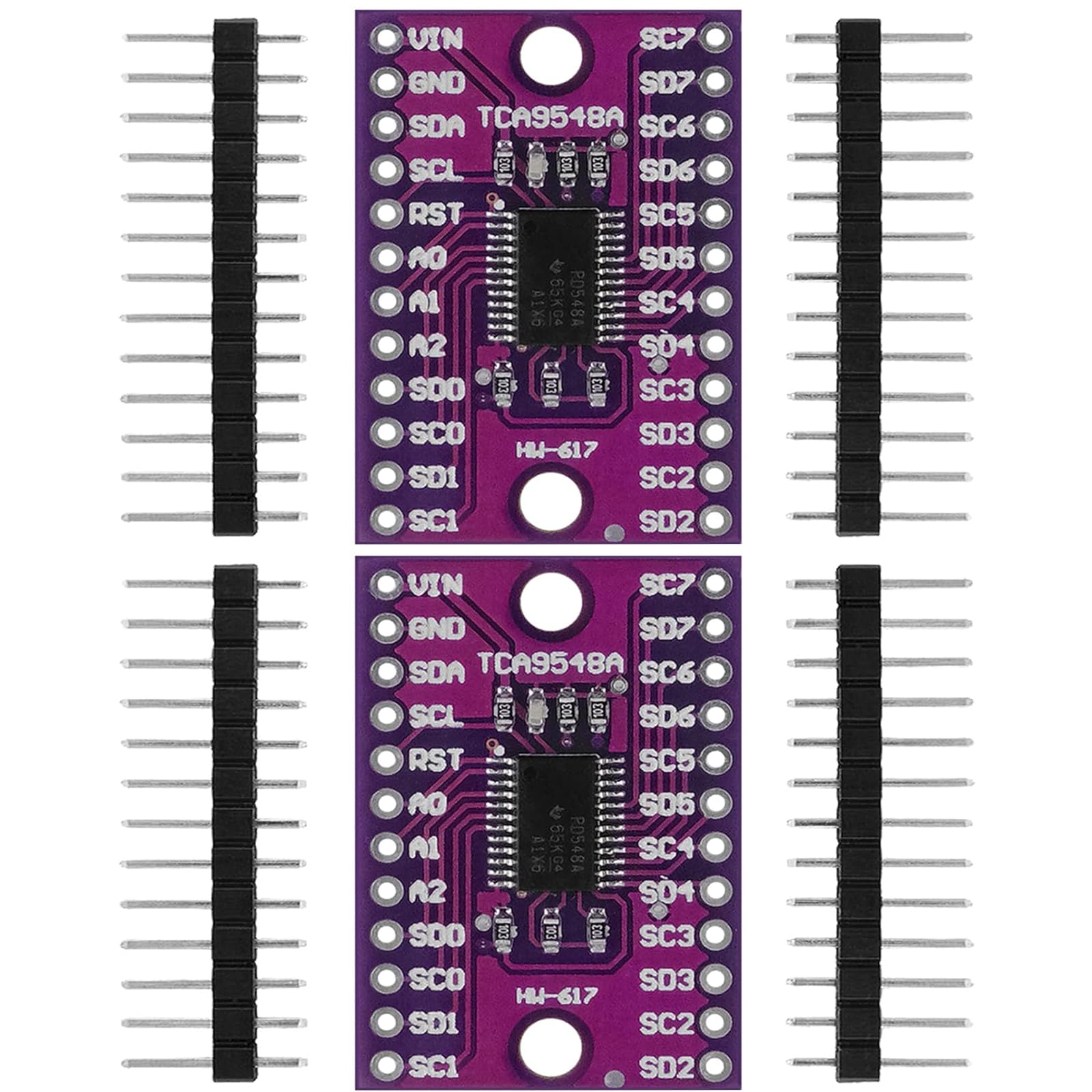 GERUI 2 PCS TCA9548A IIC Multiplexer Breakout Board 1.8 V - 5 V 8 Kanal I2C Komm