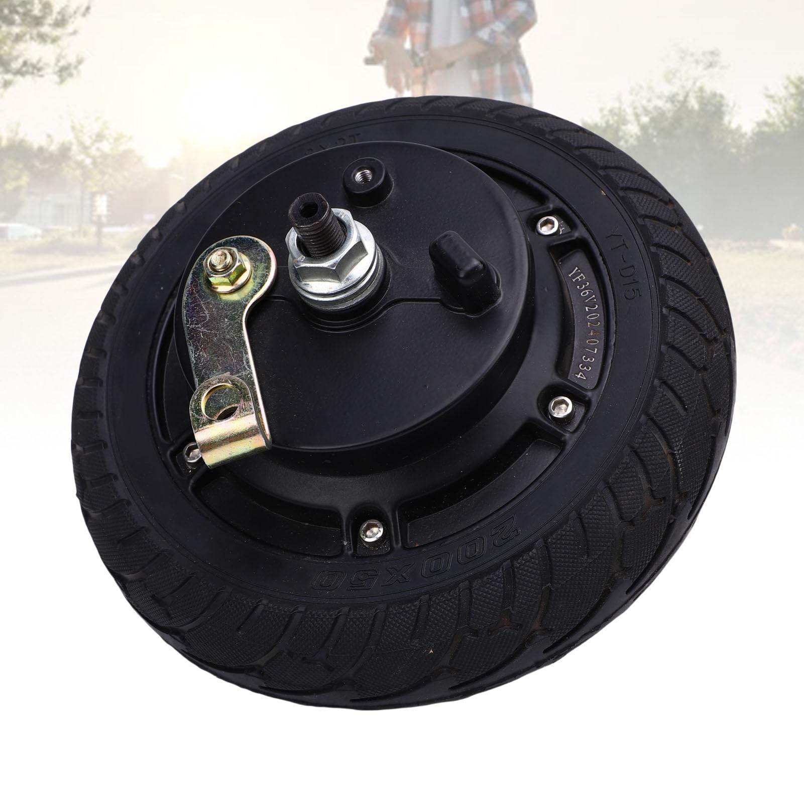 Roue de Moteur de Moyeu de Trottinette Électrique pour KUGOO M2, 36V 350W Moteur de Roue Avant de Scooter Électrique de 10 Pouces Silencieux