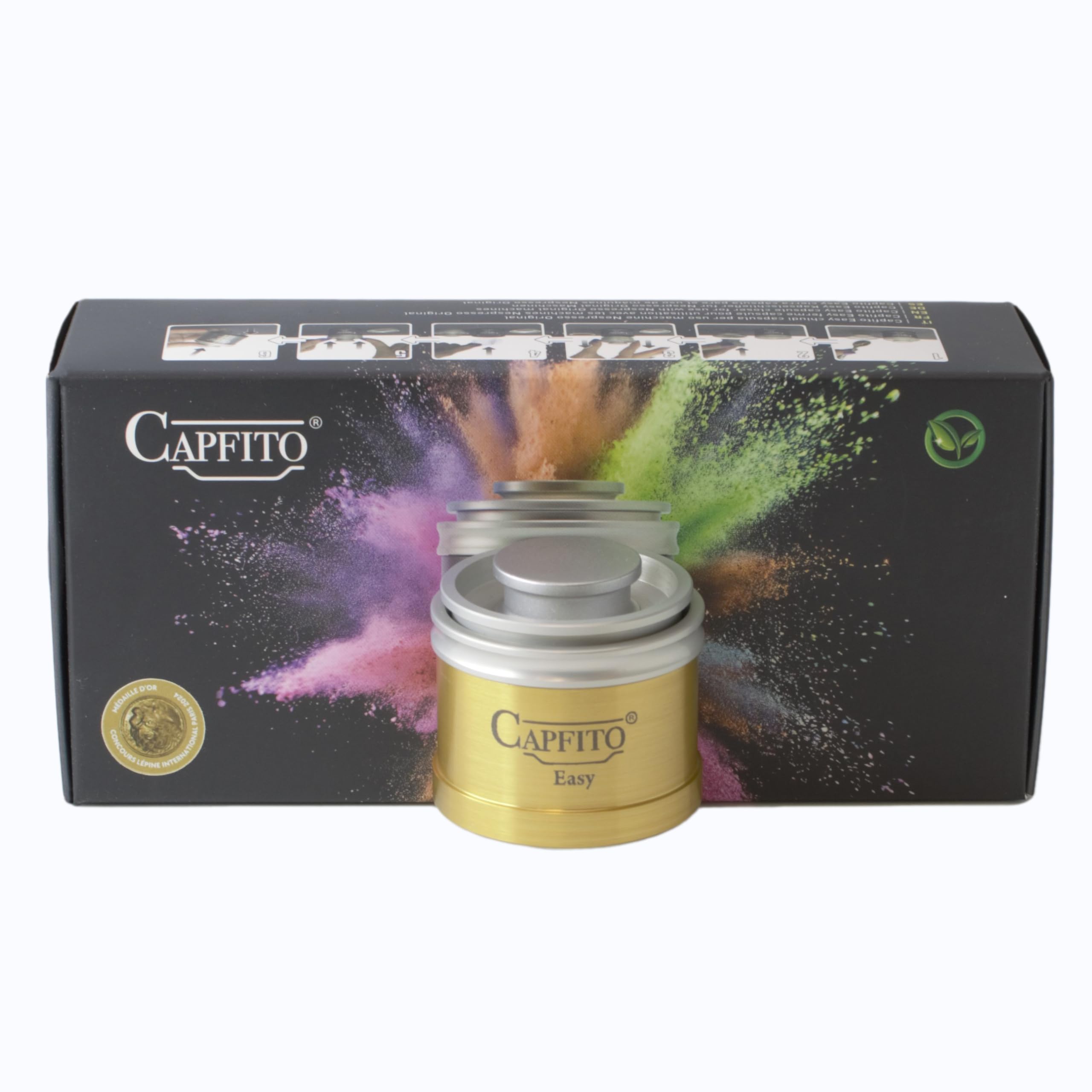 Capsule réutilisables Nespresso compatible pour savourer un expresso frais au bureau avec Easy Kit
