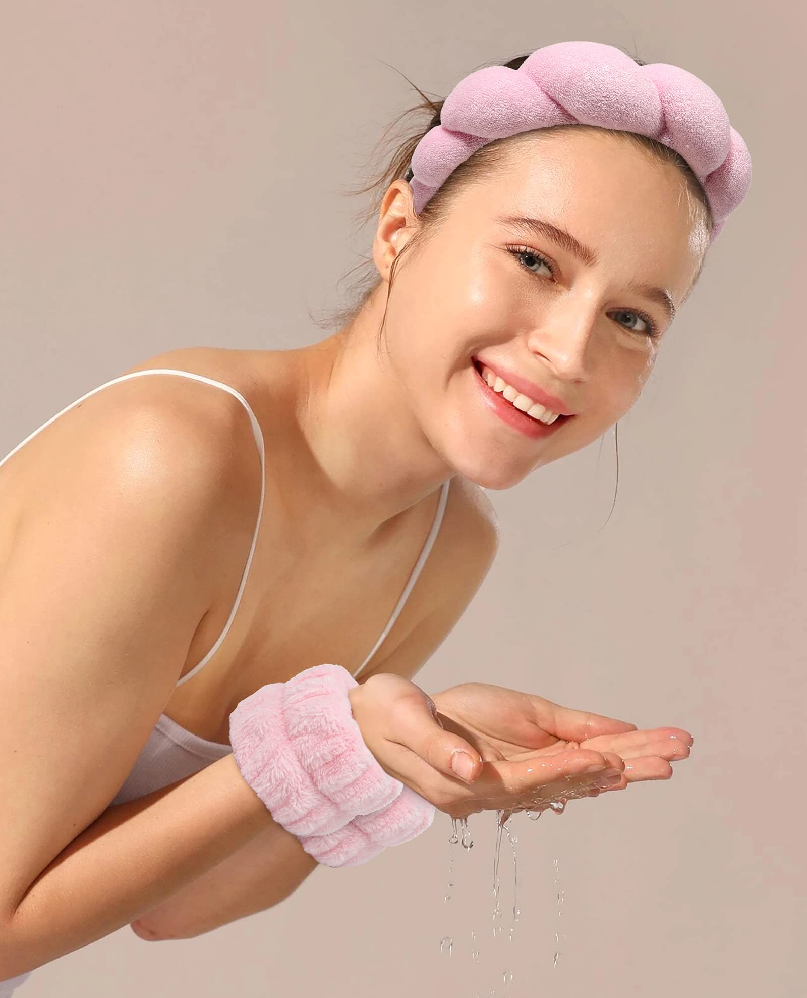 Amazon.com : AWAYTR Sponge Spa Headband for Women Washing 