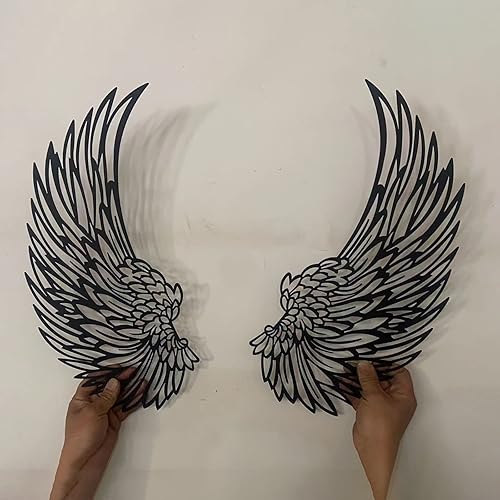 Miniatura 7 de Adhesivos decorativos para pared, mural creativo, alas de ángel, para el hogar, TV, pintura de pared, removible con decoración para habitación de