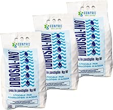 Idrosal 3 Bags of Salt Tablets 10 kg Special for Softeners and Purifiers of 99.9% Pure Water