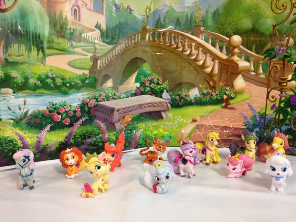 Buy Disney Princess Palace Pet Cake/Cupcake Toppers Figure Set of 12 ...