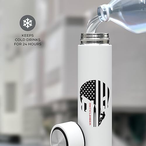 Miniatura 3 de Termo para café y té con infusor de té, termo de 15 onzas, botella de agua, termo para bebidas calientes y frías, termo para bebidas calientes