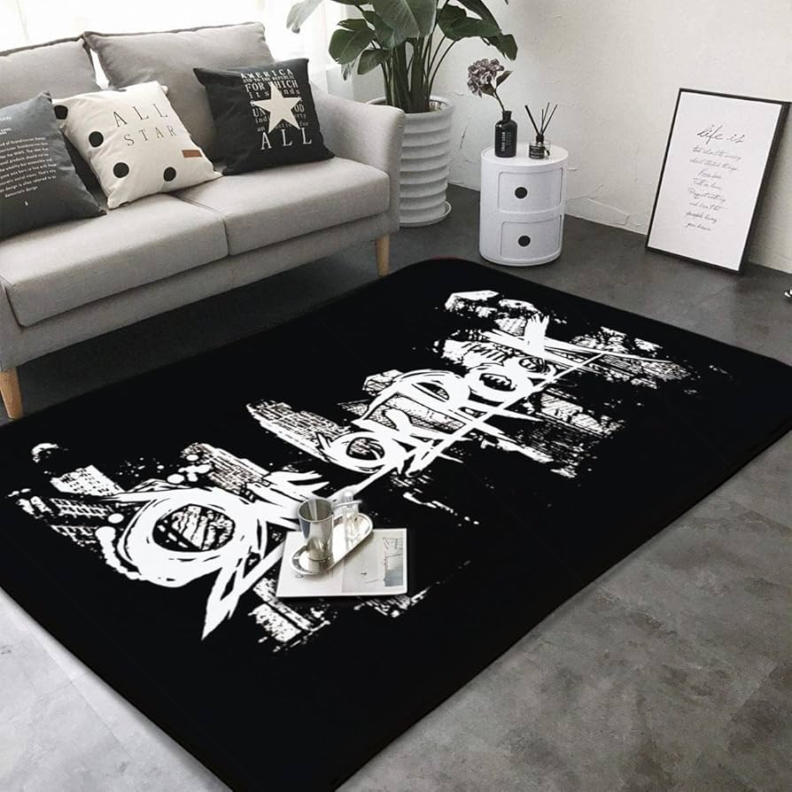 Amazon｜ラグ カーペット ワンオクロック One Ok Rock ラグマット 絨毯