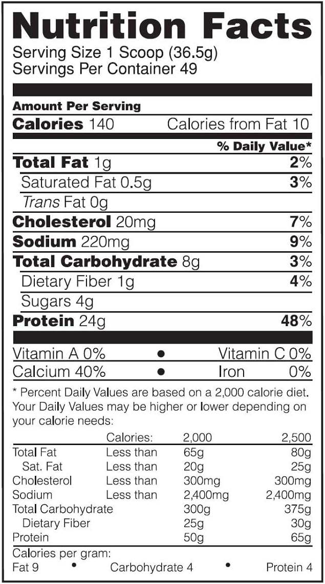 Optimum Nutrition Gold Standard 100% Micellar Casein Protein Powder, Naturally Flavored French Vanilla, 4 Pound (Packaging May Vary) : Everything Else