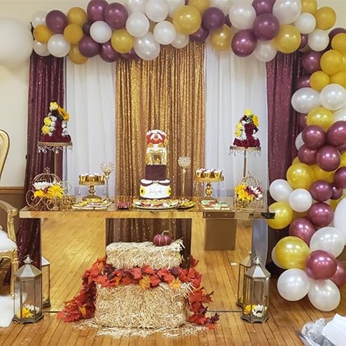 Miniatura 10 de Cortinas de lentejuelas de 2 x 8 pies cortinas de telón de fondo de lentejuelas con purpurina de 2 x 8 pies telón de fondo de lentejuelas para