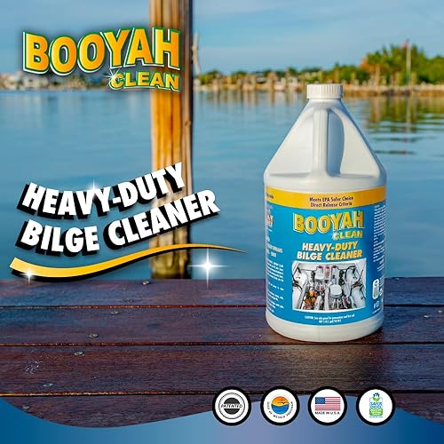 Miniatura 8 de BOOYAH Limpiador de sentina limpio y resistente, elimina hidrocarburos, mugre, suciedad y manchas para mantener la sentina limpia y sin olor, cumple