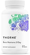 THORNE - Basic Nutrients 2/Day - Comprehensive Daily Multivitamin with Optimal Bioavailability - Vitamin and Mineral Formula - Gluten, Dairy & Soy-Free - 60 Capsules - 30 Servings
