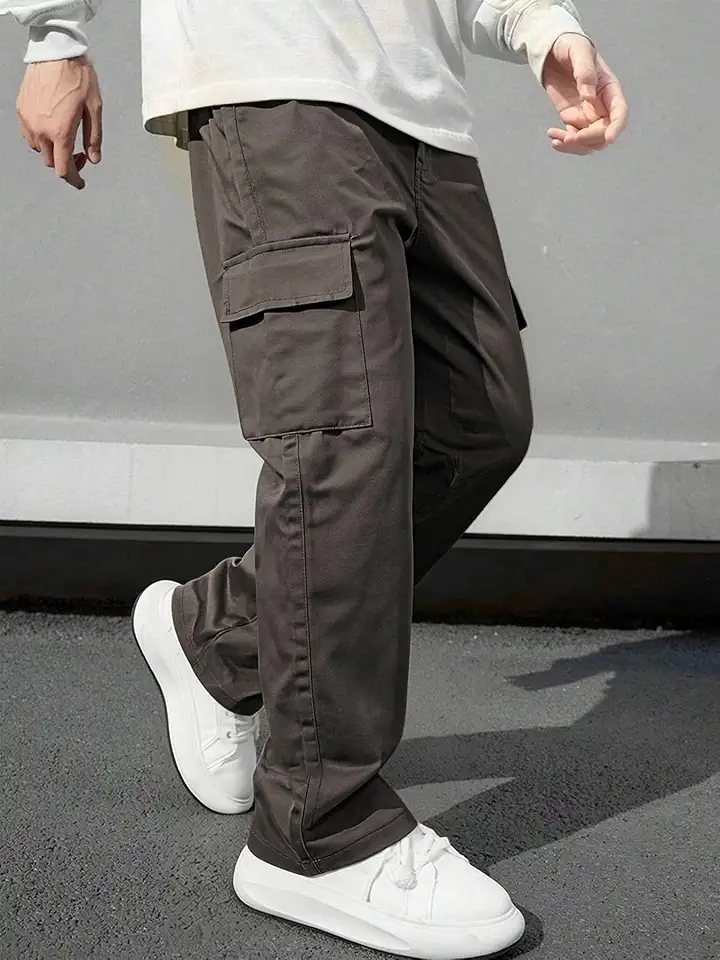 Brown Timber Workwear Trousers for Men Premium Durable Tactical Cargo Pants Outdoo