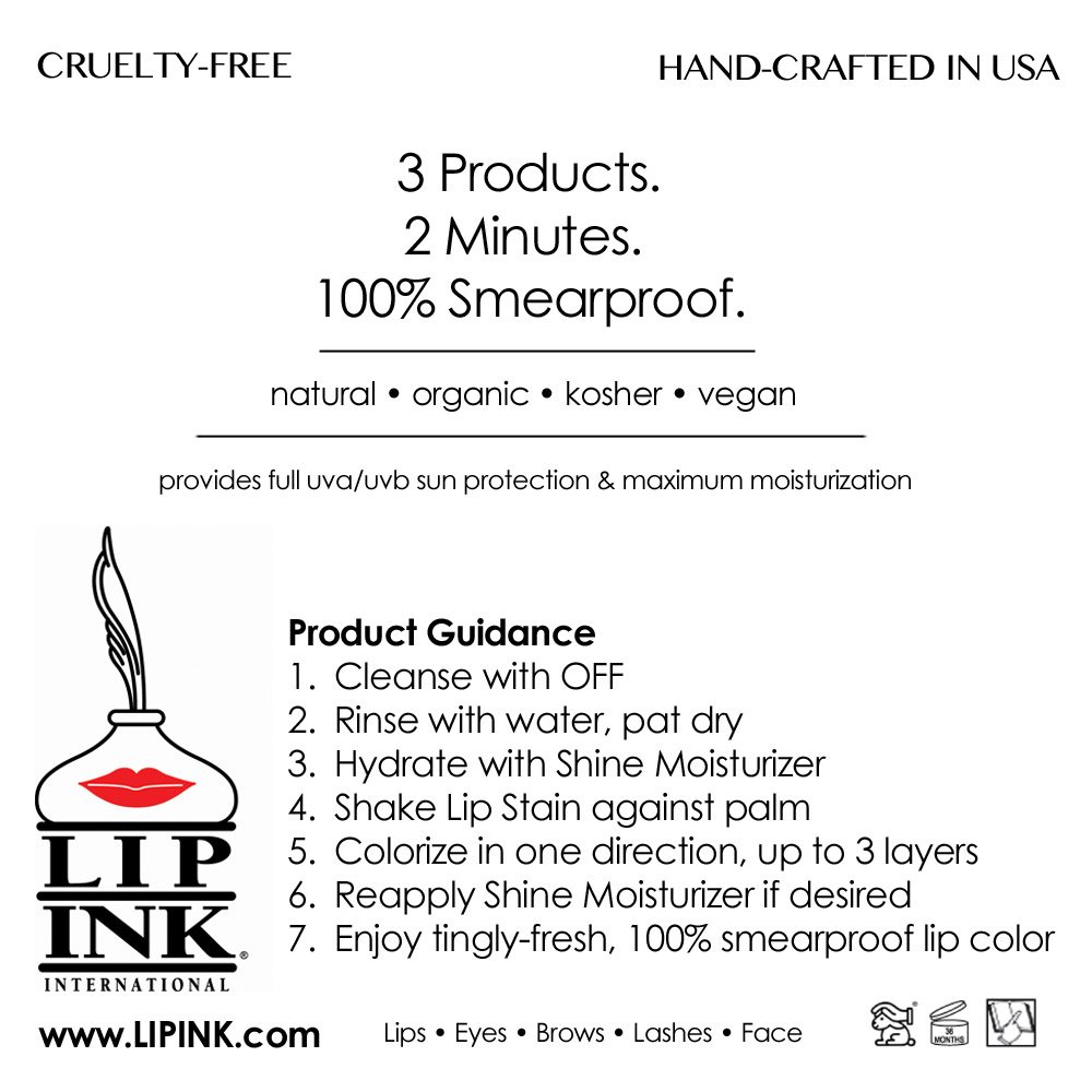 Lip Ink Arcturian Pink Liquid Lipstick 100% Smearproof Long-Lasting Waterproof Vegan Wax-Free Organic Kosher Natural Botanical 247 Confidence cosmetics USA Self Manufactured Factory Direct Since 1995