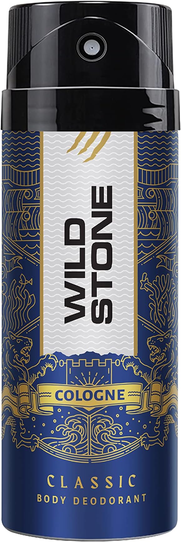 Wild Stone Classic Cologne Deodorant Spray for Men, 225ml, Masculine Fragrance for Daily Use