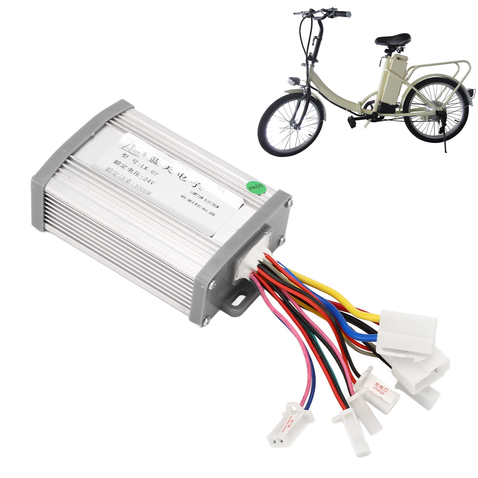 Contrôleur De Vitesse De Vélo électrique 24V 1000W Contrôleur De Moteur De Vélo électrique Brossé Contrôleur de Vitesse pour vélo électrique à balais